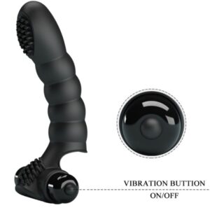 Fun Toys-Alexander Vibrator Finger 10 Schwarz-Silikon-Schwingungen · Vibratoren (Bild 7)