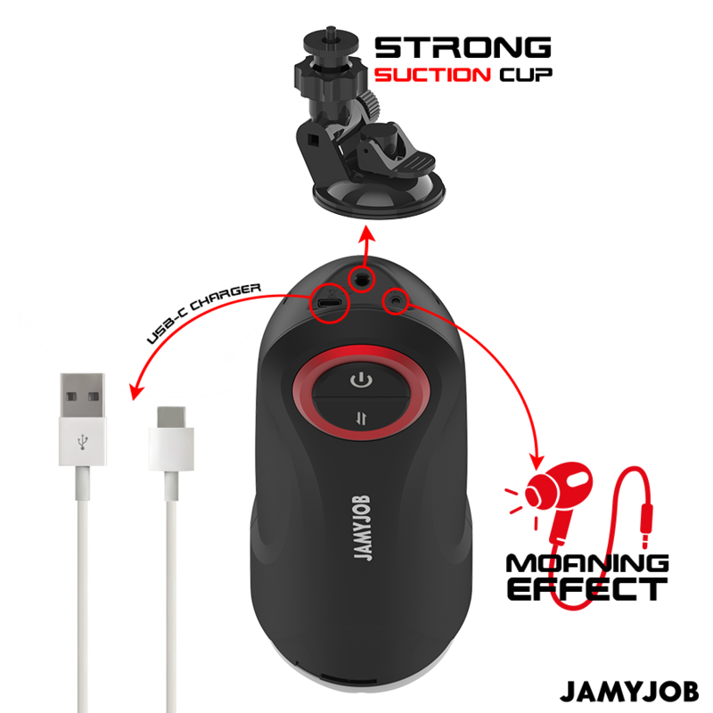 Jamyjob-Gravity Masturbator Automatisch Vaginal – 5 Modi · Sextoys (Bild 4)