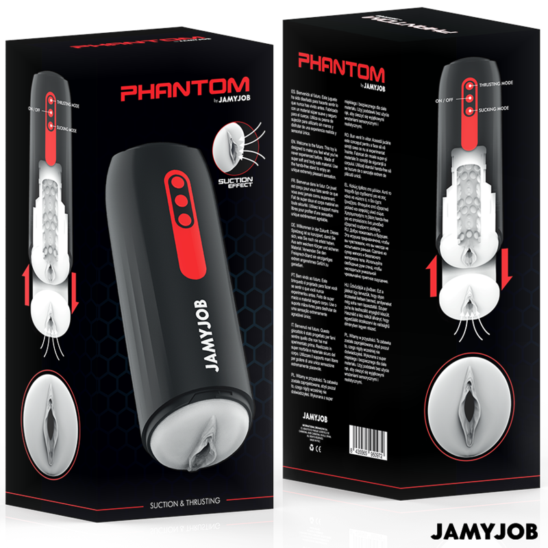 Jamyjob-Phantom Masturbator Automatische Vaginal 5 Modi von Absaugung · Sextoys (Bild 6)