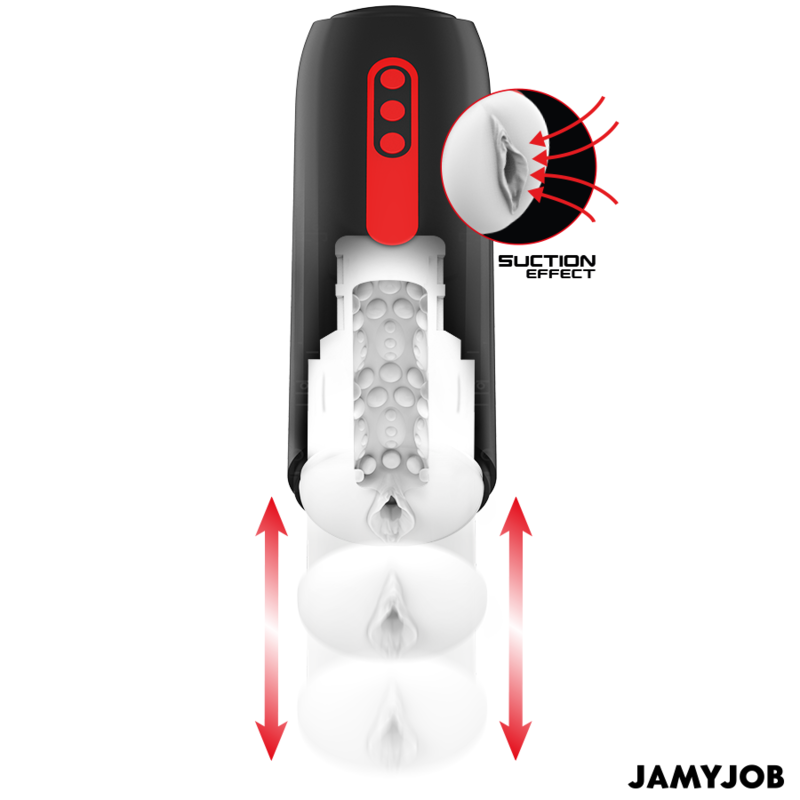 Jamyjob-Phantom Masturbator Automatische Vaginal 5 Modi von Absaugung · Sextoys (Bild 2)