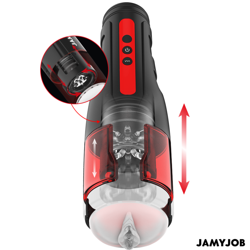Jamyjob-Zyklon Masturbator Automatisch Typ Vagina, 10 Modi Drehung · Sextoys (Bild 2)