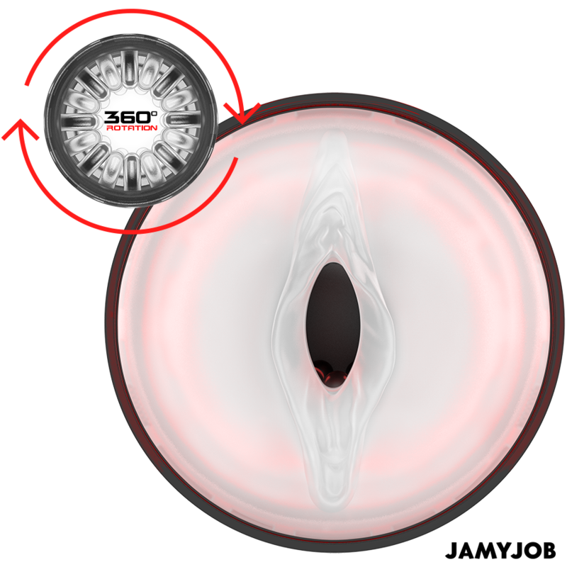 Jamyjob-Zyklon Masturbator Automatisch Typ Vagina, 10 Modi Drehung · Sextoys (Bild 6)