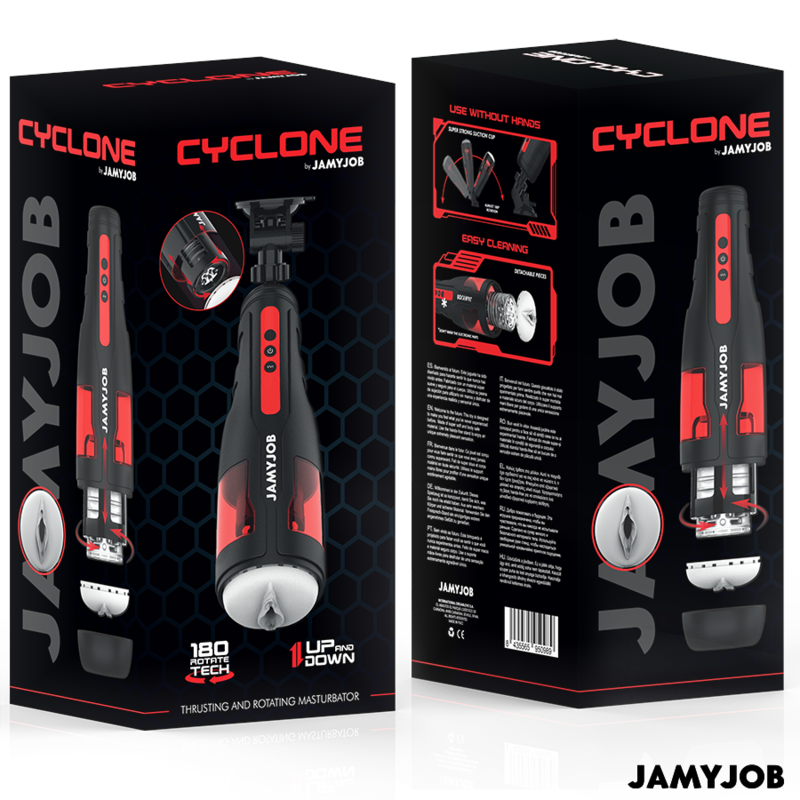Jamyjob-Zyklon Masturbator Automatisch Typ Vagina, 10 Modi Drehung · Sextoys (Bild 7)