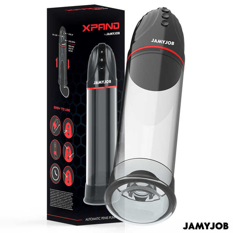 Jamyjob-Automatische Pumpe Xpand, 3 Saugebenen · Sextoys (Bild 2)
