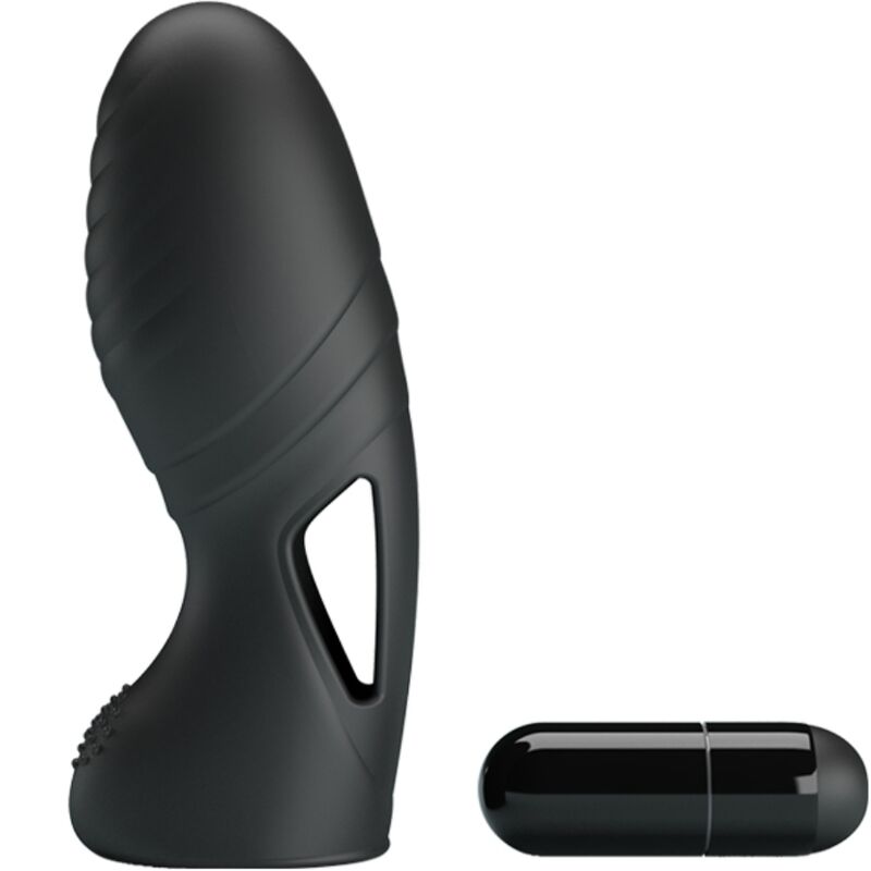 Fun Toys-Alan Vibrator Silikon Finger Schwarz · Vibratoren (Bild 4)