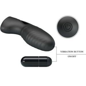 Fun Toys-Alan Vibrator Silikon Finger Schwarz · Vibratoren (Bild 6)