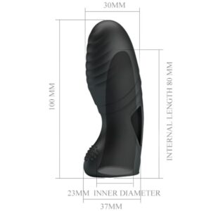 Fun Toys-Alan Vibrator Silikon Finger Schwarz · Vibratoren (Bild 7)
