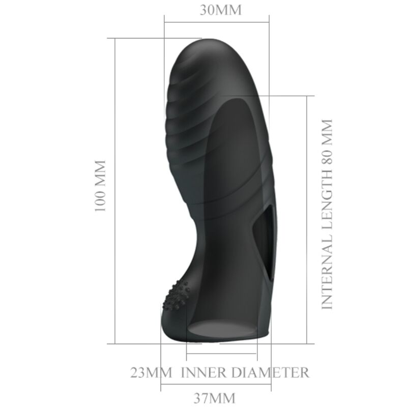 Fun Toys-Alan Vibrator Silikon Finger Schwarz · Vibratoren (Bild 7)