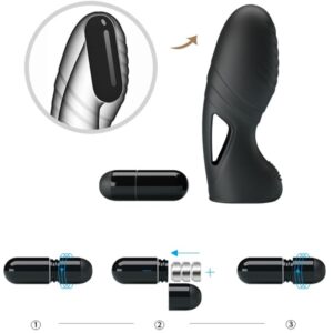 Fun Toys-Alan Vibrator Silikon Finger Schwarz · Vibratoren (Bild 8)