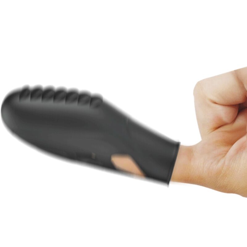 Fun Toys-Gilo Silikon Finger Vibrator, Schwarz · Vibratoren (Bild 5)