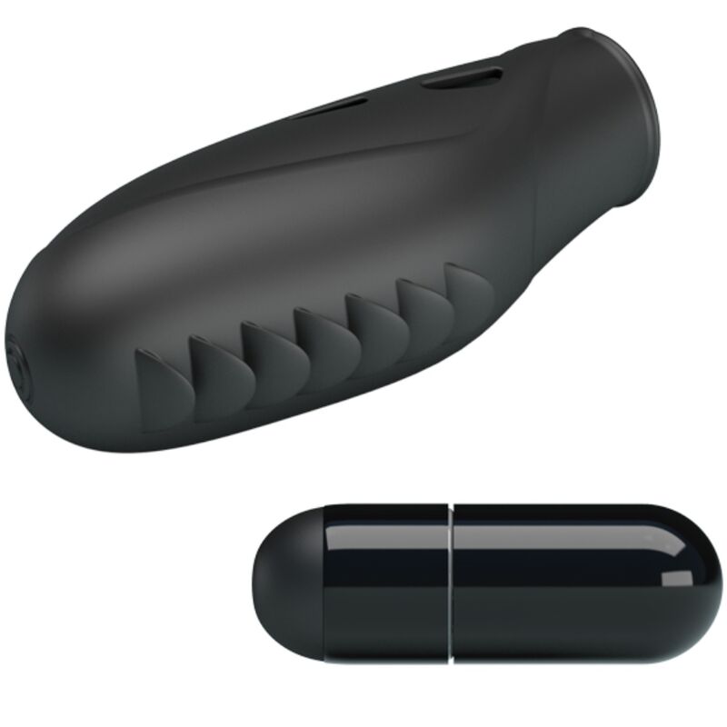 Fun Toys-Gilo Silikon Finger Vibrator, Schwarz · Vibratoren (Bild 7)