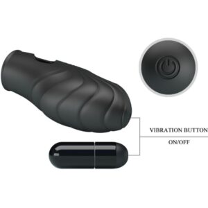 Fun Toys-Lich Vibrator für Finger in Silikon, Schwarz · Vibratoren (Bild 8)