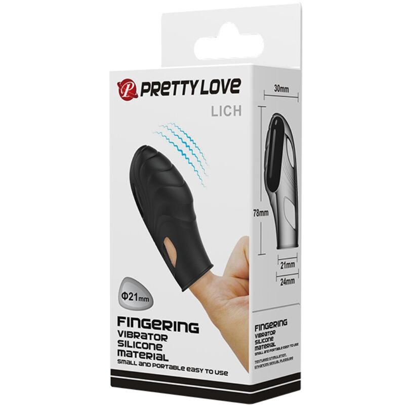 Fun Toys-Lich Vibrator für Finger in Silikon, Schwarz · Vibratoren (Bild 9)