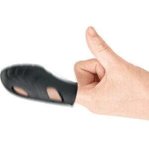Fun Toys-Lich Vibrator für Finger in Silikon, Schwarz · Vibratoren (Bild 3)