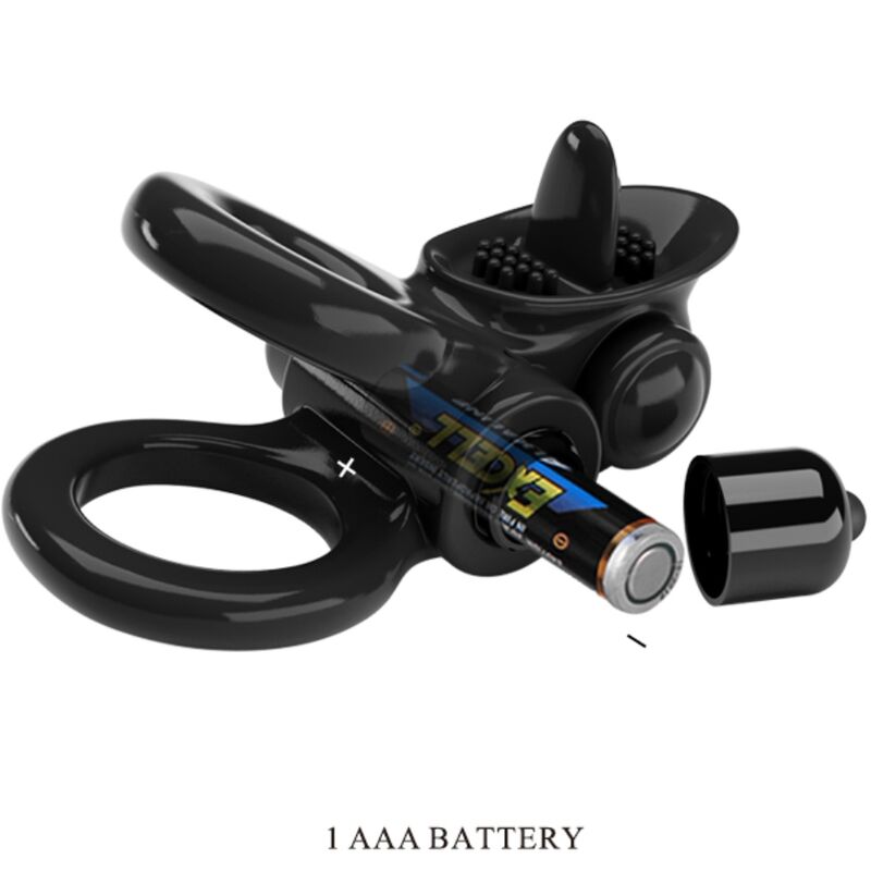 For Him-Ring Ring Ring Vibrationsringe Doppel mit Stimulator · Sextoys (Bild 2)