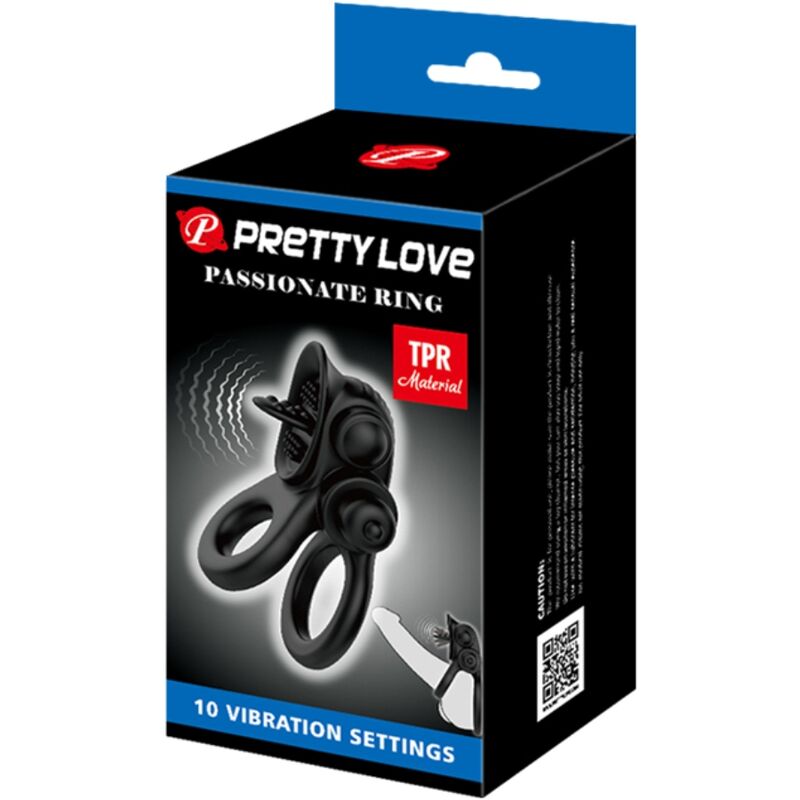 For Him-Ring Ring Ring Vibrationsringe Doppel mit Stimulator · Sextoys (Bild 4)