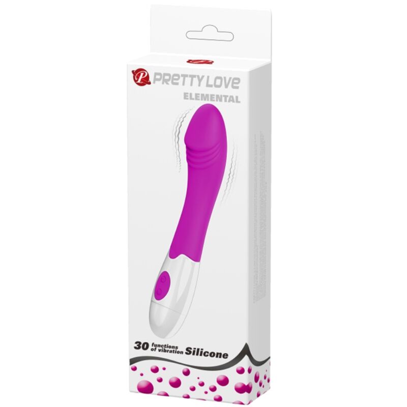 High Tech-Vibrator 30 Modi Elementar für Vibration, Lila-Silikon · Vibratoren (Bild 2)