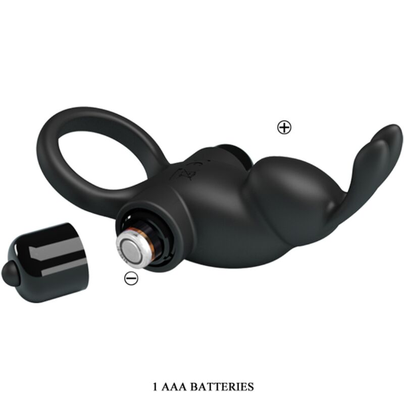 For Him-Ring Vibrator + Stimulator Kaninchen für Klitoris 10 · Sextoys (Bild 2)
