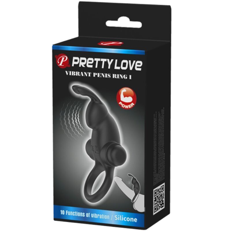 For Him-Ring Vibrator + Stimulator Kaninchen für Klitoris 10 · Sextoys (Bild 3)