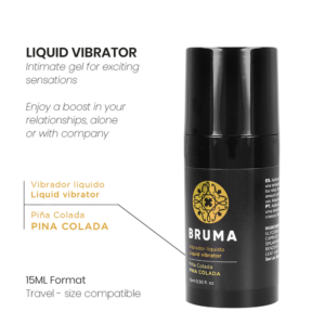 Bruma-Vibrator Flüssigkeit Ultra Sliding Pina Colada 15 ml · Kosmetika & Aphrodisiaka (Bild 3)