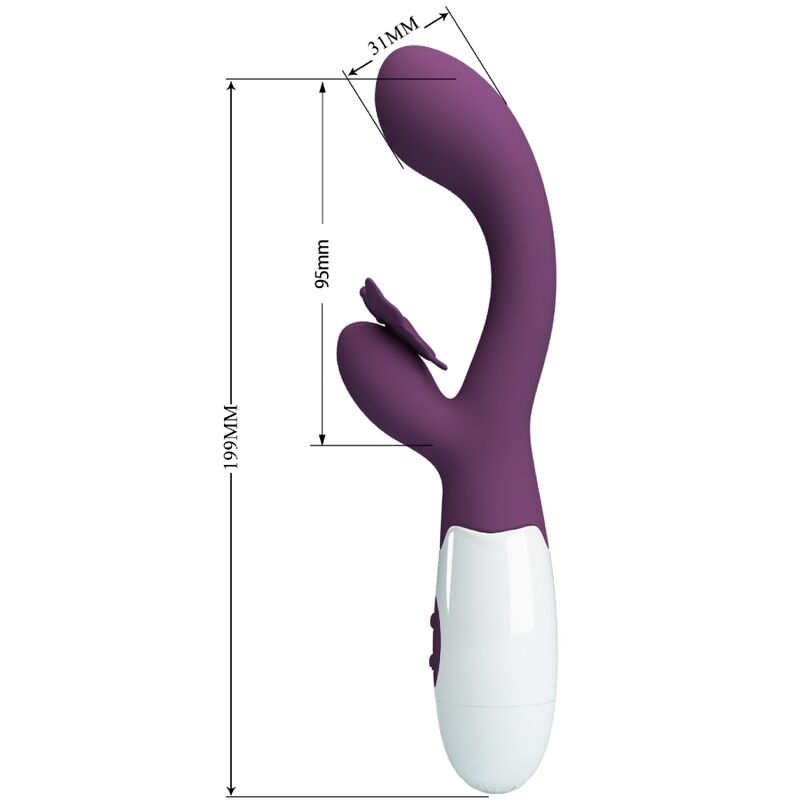 High Tech-Butterfly Kiss Rabbit Vibrator und Stimulator G-Spot · Vibratoren (Bild 2)