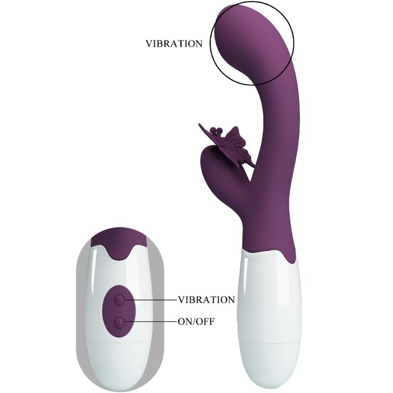 High Tech-Butterfly Kiss Rabbit Vibrator und Stimulator G-Spot · Vibratoren (Bild 4)