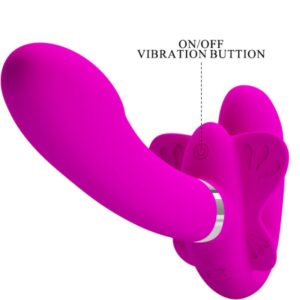 High Tech-Valerie Double Strap-on Vibrator 12 Schwingungen · Vibratoren (Bild 3)