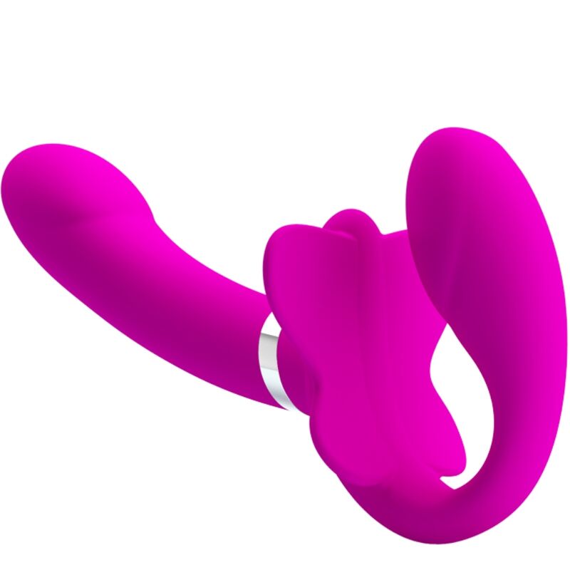 High Tech-Valerie Double Strap-on Vibrator 12 Schwingungen · Vibratoren (Bild 4)