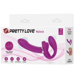 High Tech-Valerie Double Strap-on Vibrator 12 Schwingungen · Vibratoren (Bild 6)