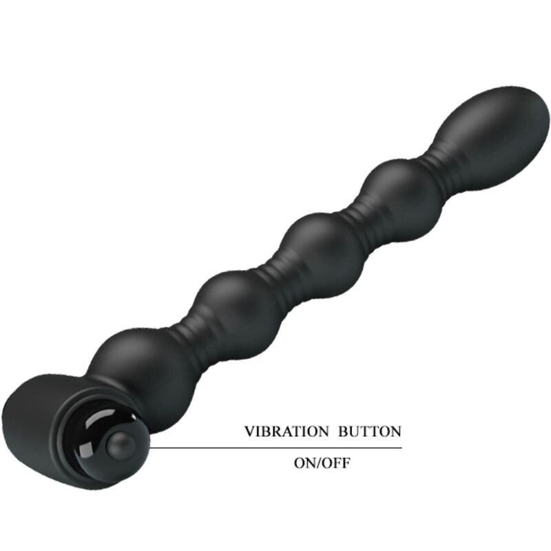 Anal Toys-Lynn Analplug Silikon, 10 Vibrationen, Schwarz-10 Geschwindigkeiten · Sextoys (Bild 5)