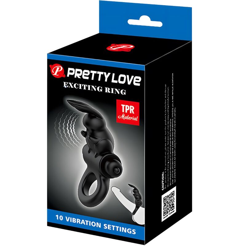 For Him-Ring Vibrator Kaninchen Exciting Ring 10 Schwingungen · Sextoys (Bild 6)