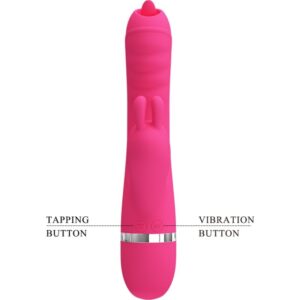 High Tech-Phoenix Rabbit Vibrator Multifunktion Rosa-Silikon, 7 · Vibratoren (Bild 3)