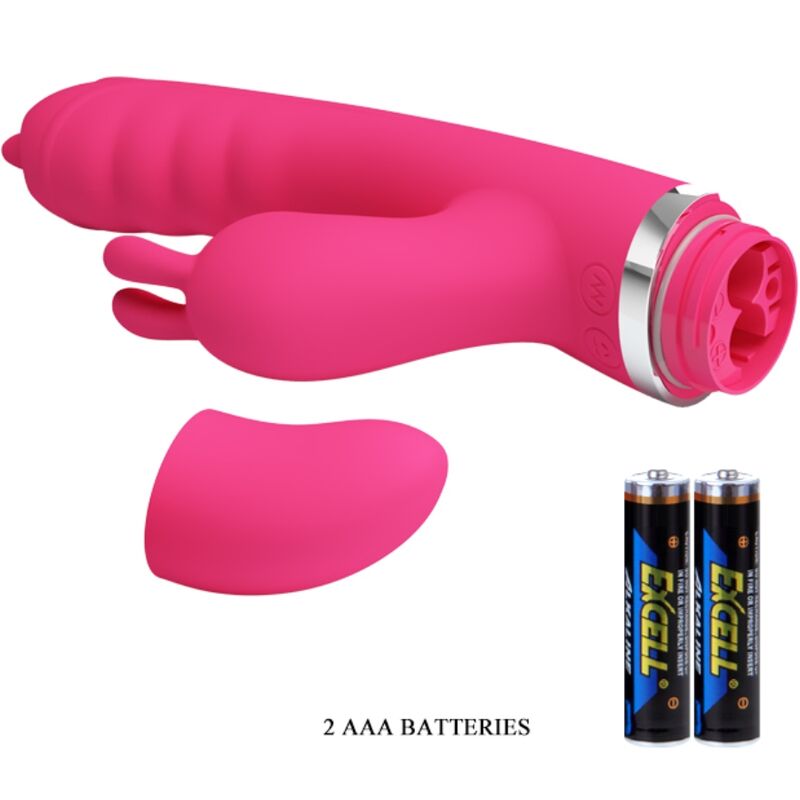 High Tech-Phoenix Rabbit Vibrator Multifunktion Rosa-Silikon, 7 · Vibratoren (Bild 5)