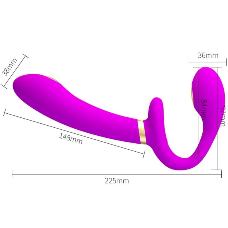 Remote Control-Thunderbird Double Strap-on Vibrator · Vibratoren (Bild 4)