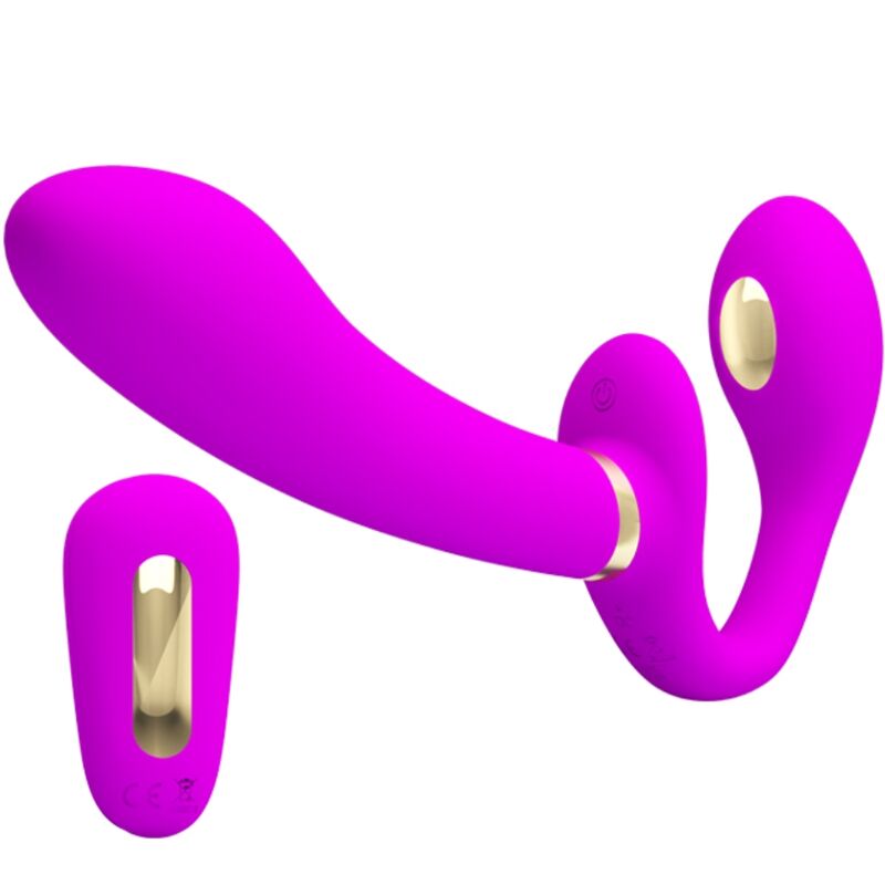Remote Control-Thunderbird Doppel-Strap-on-Vibrator