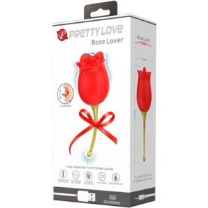 High Tech-Rose Lover Stimulator Klitoris 12 Vibrationen · Vibratoren (Bild 4)