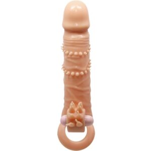 For Him-Connor Penishülle mit Stimulator Flesh-TPR-Klitoris · Sextoys (Bild 4)