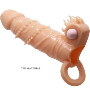 For Him-Connor Penishülle mit Stimulator Flesh-TPR-Klitoris · Sextoys (Bild 6)