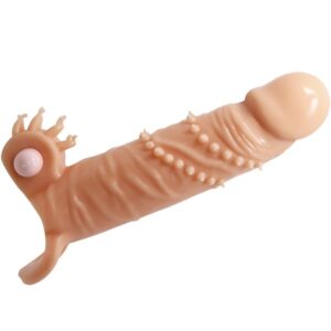 For Him-Connor Penishülle mit Stimulator Flesh-TPR-Klitoris · Sextoys