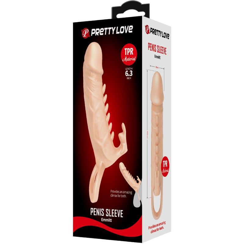 For Him-Pretty Love Emmit Penishülle mit Stimulator · Sextoys (Bild 4)