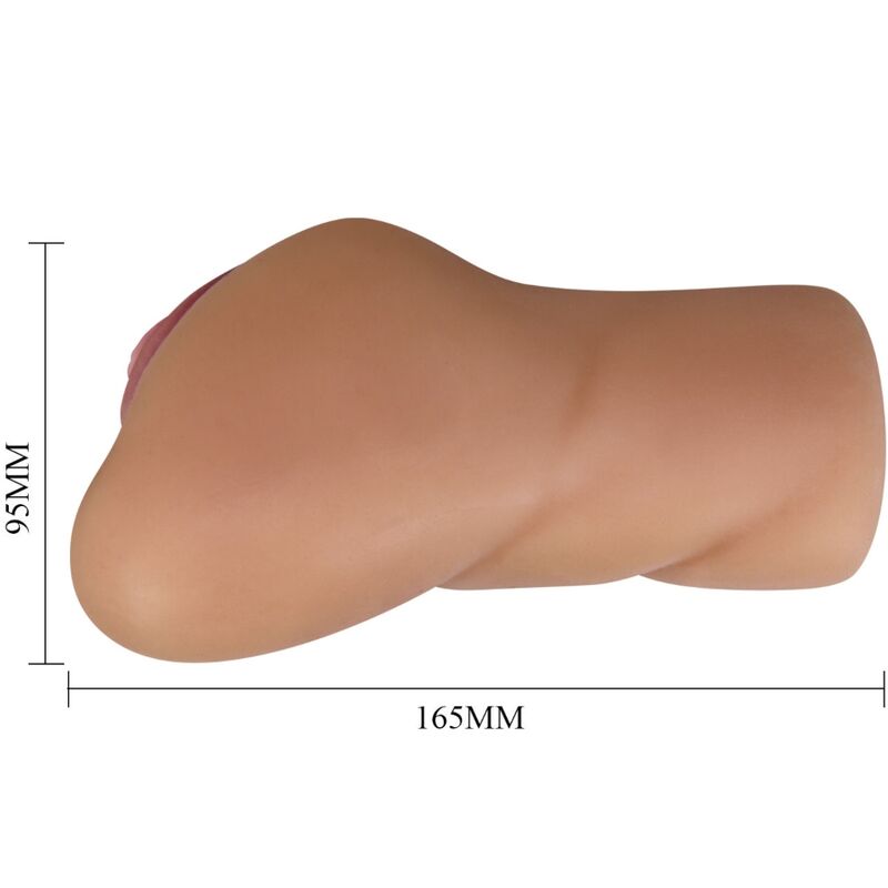 Crazy Bull-Eliana Vagina und Anus Mulatto-TPR, Wasserdicht · Sextoys (Bild 2)