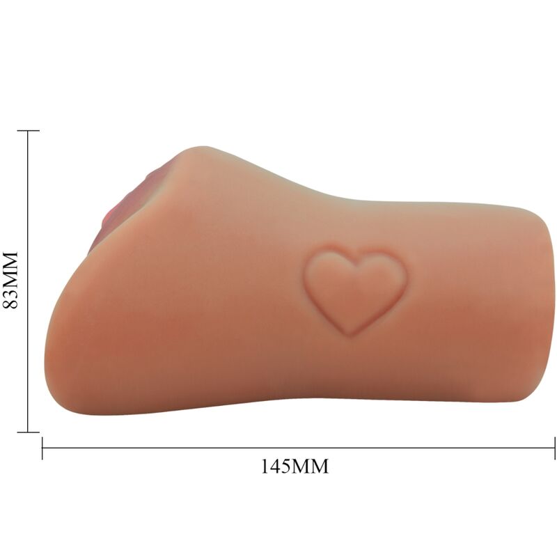 Crazy Bull-Scarlet Vagina und Ano Design mit Herz, Flesh-TPR · Sextoys (Bild 2)