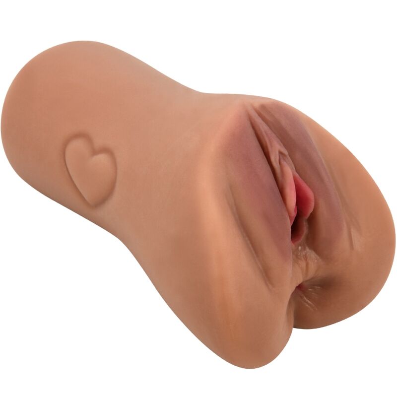 Crazy Bull-Scarlet Vagina und Ano Design mit Herz, Flesh-TPR · Sextoys