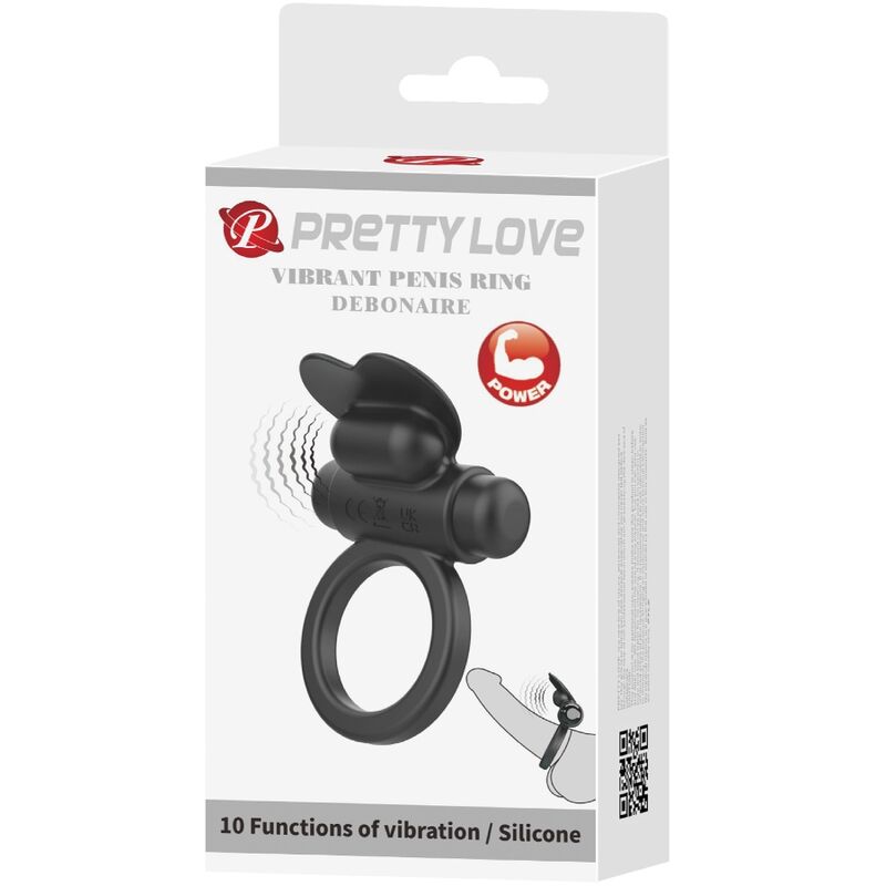 For Him-Debonaire Ring Vibrator Kaninchen 10 Schwingungen · Sextoys (Bild 2)