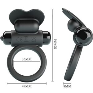For Him-Debonaire Ring Vibrator Kaninchen 10 Schwingungen · Sextoys (Bild 4)
