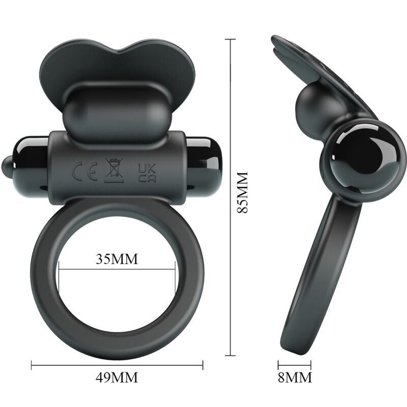 For Him-Debonaire Ring Vibrator Kaninchen 10 Schwingungen · Sextoys (Bild 4)