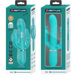 High Tech-Cammy 4 in 1 Triple Rabbit Vibrator Blau-Silikon · Vibratoren (Bild 7)