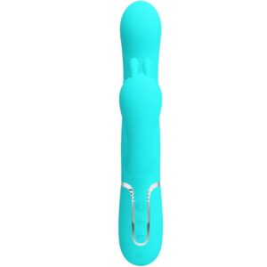 High Tech-Cammy 4 in 1 Triple Rabbit Vibrator Blau-Silikon · Vibratoren (Bild 9)