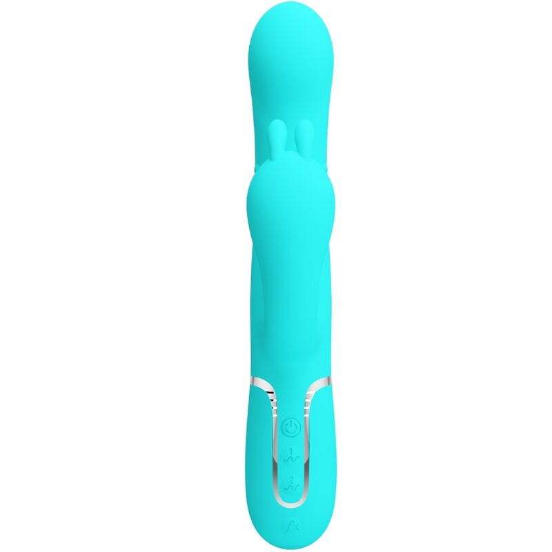 High Tech-Cammy 4 in 1 Triple Rabbit Vibrator Blau-Silikon · Vibratoren (Bild 9)