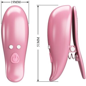 Fun Toys-Cailey Brustwarzen mit 10 Schwingungen Fernbedienung · BDSM-Zubehör (Bild 7)